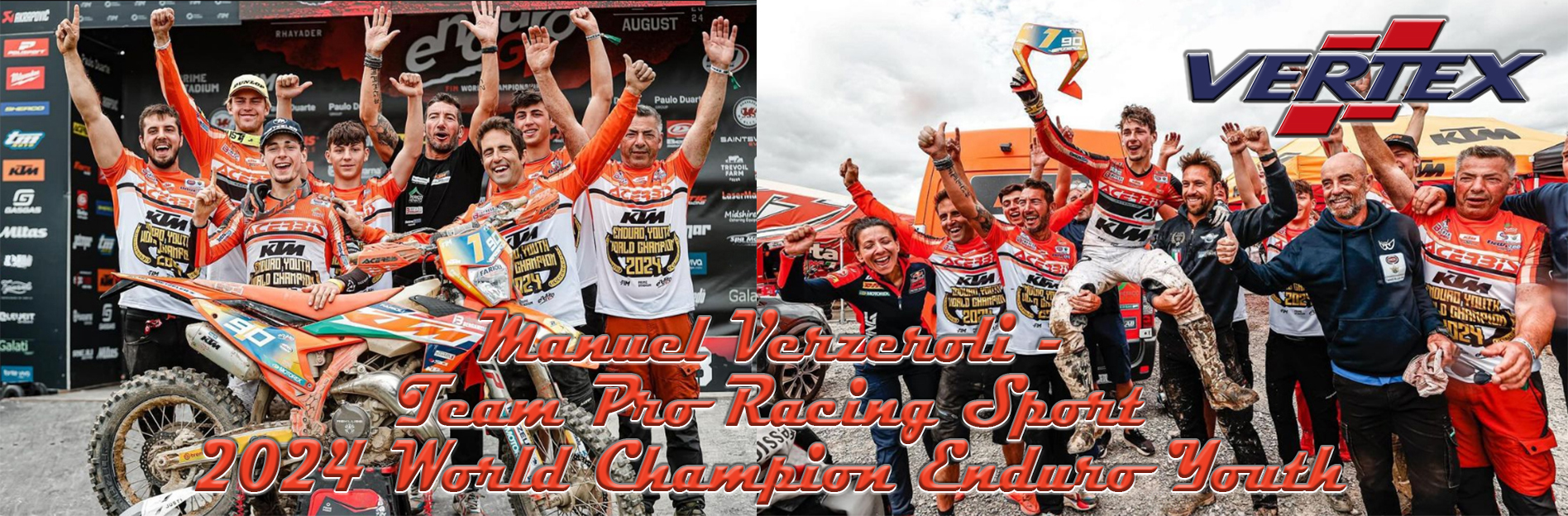 Vertex & Team Pro Racing Sport Enduro Youth World Champion